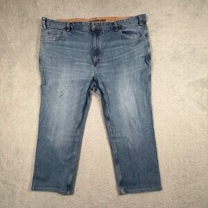 Duluth Trading Co Flex Ballroom Jeans Mens 46x30 Relaxed Fit Blue Denim